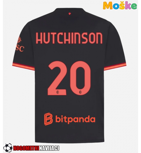 Moške Nogometnih dresov AC Milan Omari Hutchinson #20 Tretji 2026-27 Kratki rokavi Moške Nogometnih dresov AC Milan Omari Hutchinson #20 Tretji 2026-27 Kratki rokavi